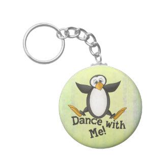Dancing Penguin Key Chains