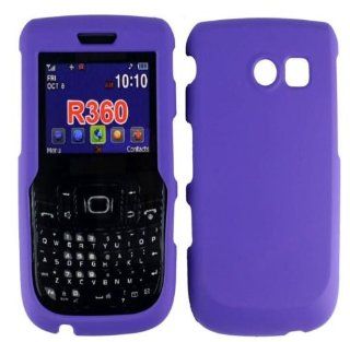 Dark Purple Hard Case Cover for Straight Talk Samsung R375C: Cell Phones & Accessories
