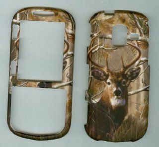 Real Tree Buck Deer Rubberized Hard Case Phone Faceplate Cover Protector for Samsung U485 Intensity 3 III Verizon Wireless Cell Phones & Accessories