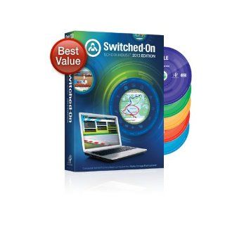 2013 switched on Schoolhouse, Grade 6, AOP 5 Subject Set   Math, Language, Science, History / Geography & Bible (Alpha Omega HomeSchooling), SOS 6TH GRADE CD ROM Curriculum, Complete Set  Teaching Materials 