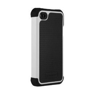 Ballistic SA0582 M385 Shell Gel [SG] 3 Layer Case for iPhone 4   1 Pack   Bulk Packaging   Black/White: Cell Phones & Accessories