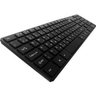 ARCTIC K381 ES B Ultra Slim Keyboard, Chiclets Style Keys, Spanish Layout   Black: Computers & Accessories