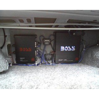 BOSS Audio R1100M Riot 1100 watts Monoblock Class A/B 1 Channel 2 8 Ohm Stable Amplifier with Remote Subwoofer Level Control : Vehicle Mono Subwoofer Amplifiers : Car Electronics