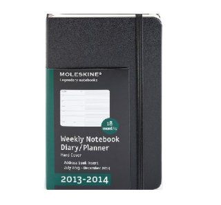 Moleskine Weekly Notebook Diary Planner Hard Cover July 2013  December 2014 : Daily Appointment Books And Planners : Office Products