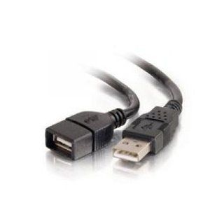 C2G 2m USB 2.0 A Male to A Female Extension Cable   Black / 52107 /: Computers & Accessories