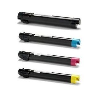 Toner Tap Compatibles for Xerox Workcentre 7120, 7125, 7225, 7220, 006R01460, 006R01459, 006R01458, 006R01457, VALUE PACK (Full Set) BCMY Cartridges Electronics
