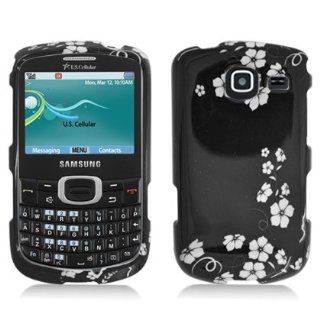 Aimo SAMR390PCIM084 Durable Hard Snap On Case for Samsung Freeform 4/Comment 2 R390   1 Pack   Retail Packaging   Midnight Flowers: Cell Phones & Accessories