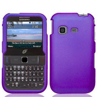 Purple Hard Cover Case for Samsung SGH S390G: Cell Phones & Accessories