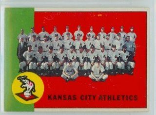 1963 Topps Baseball 397 Athletics Team Very Good to Excellent: Sports Collectibles