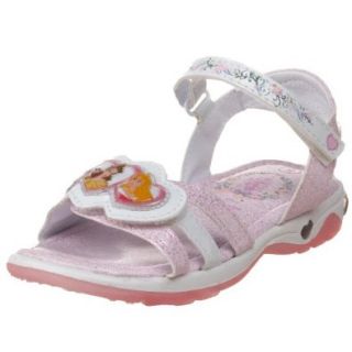 Disney Toddler/Little Kid Princess Sandal, White/Pink, 12 M US Little Kid: Shoes
