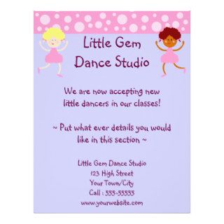 Dance Studio Business Custom Flyer