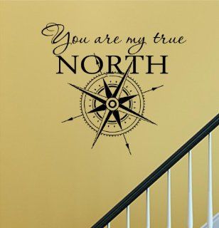 You are my true north star Vinyl Wall Decals Quotes Sayings Words Art Decor Lettering Vinyl Wall Art Inspirational Uplifting : Nursery Wall Decor : Baby
