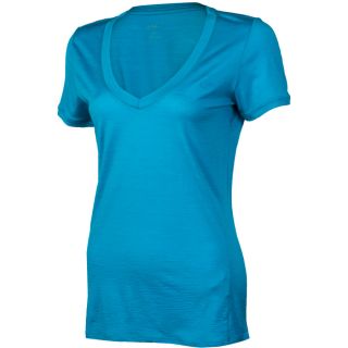 Icebreaker Tech V Neck Shirt   Short Sleeve   Womens