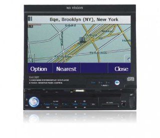 XO Vision X403BT 7 Inch Motorized 16:9 Touchscreen Monitor with DVD, DivX, DVD R, CD, and MP3 Player : Vehicle Dvd Players : Car Electronics
