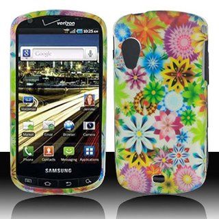 Flower Power Pink Green Hard Cover Case for Samsung Galaxy S Stratosphere SCH i405: Cell Phones & Accessories