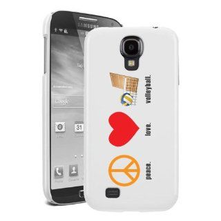 SudysAccessories Peace Love Volleyball Samsung Galaxy S4 case S IV Case i9500   SoftShell Full Plastic Snap On Graphic Case: Cell Phones & Accessories