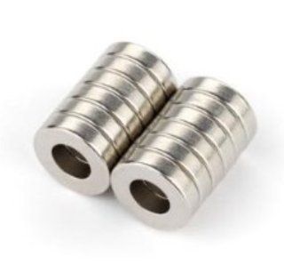 MyMagnetMan Brand Rare Earth D12.7 x 6.1 x 3.17 mm Rare Earth Ring Magnets, 6 Count : Other Products : Everything Else