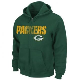 NFL Green Bay Packers Touchbck III Full Zip Jacket Adult Long Sleeved Fullzip Hooded Fleece, Dark Green, XX Large : Sports Fan Sweatshirts : Clothing