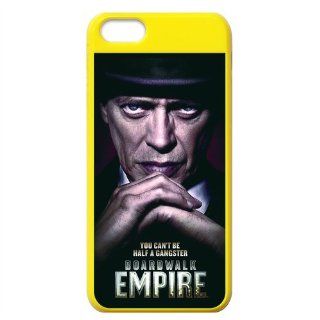 Customized iPhone 5C waterproof Hard Plastic Yellow Cover Boardwalk Empire TV Series Photos 04: Cell Phones & Accessories