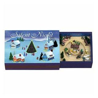 Mr. Christmas Matchbox Melodies Animated Music Box   Silent Night #78586   Jewelry Music Boxes
