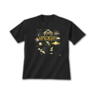 Spiders ~ Black Youth T Shirt: Clothing