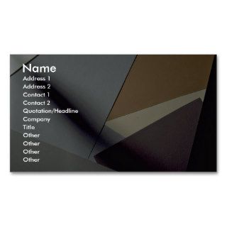 Construction paper business card template