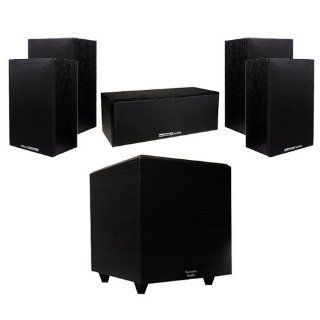 Acoustic Audio 850W 5.1 Home Theater Surround Sound System w/5.25" Speakers & 8" Powered Sub: Electronics