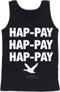 Duck Dynasty Hap pay TV Show Adult Tank T Shirt Tee: Clothing