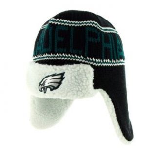 NFL Philadelphia Eagles Men's Yeti Knit Cap, One Size, Black : Sports Fan Beanies : Clothing