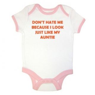 So Relative! Look Just Like My Auntie Ringer Baby Bodysuit: Clothing