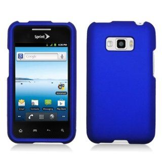 BLUE Hard Protector Case for LG Optimus Elite LS696 (Sprint/ Virgin Mobile): Cell Phones & Accessories