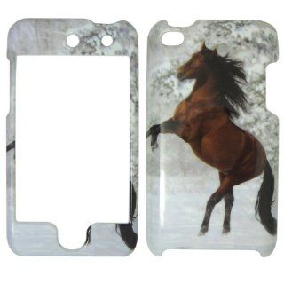 Apple iPod Touch 4 4TH GENERATION Camo Camouflage WILD SNOW HORSE Real tree Camo Camouflage Case Cover Snap on Faceplate Cell Phones & Accessories