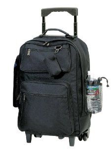 Navy School Backpack Bag on Wheels  Business Travel Cases And Accessories 