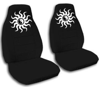 2 Ying Yang seat covers. Black seat covers for a 2000 VW Beetle. Please contact us if you have side airbags: Automotive