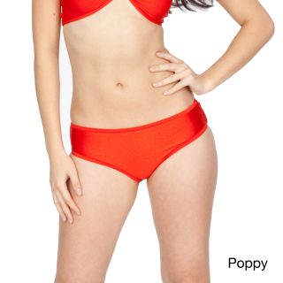 American Apparel American Apparel Womens Nylon Tricot Swim Bikini Bottom Red Size S (4 : 6)