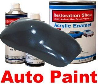 Slate Blue Metallic ACRYLIC ENAMEL Car Auto Paint Kit: Automotive