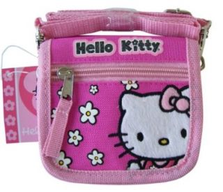 Sanrio Hello Kitty Mini Purse   Hello Kitty Strap Wallet 63060: Tote Handbags: Shoes