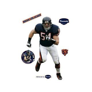 Brian Urlacher Chicago Bears Wall Decal : Sports Fan Wall Banners : Sports & Outdoors