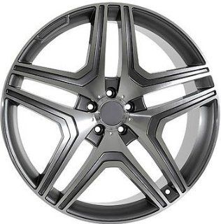 22" Wheels for Mercedes Benz ML ML430 ML500 GL GL450 set of 4 rims & caps and lugs: Automotive