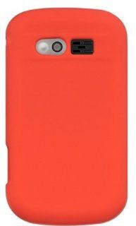 Red Silicone Gel Skin Case for Pantech Caper (TXT8035) Verizon Cell Phones & Accessories