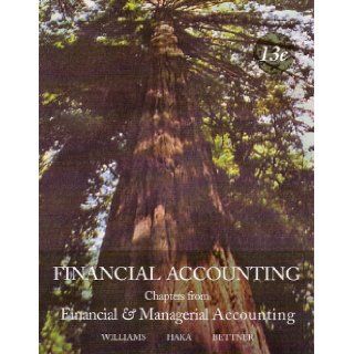 Financial and Managerial Accounting, 16th edition Williams, Haka, Bettner 9780073042336 Books