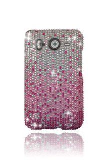 HTC Inspire 4G Full Diamond Graphic Case   Pink Waterfall (Free HandHelditems Sketch Universal Stylus Pen): Cell Phones & Accessories