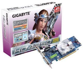 GIGABYTE ATI Radeon HD 4350 OC Edition 512 MB GDDR2 PCI Express 2.0 Low Profile Graphics Card GV R435OC 512I: Electronics