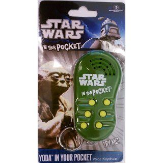 Underground Toys Star Wars "In Your Pocket" Talking Keychain   Yoda: Toys & Games