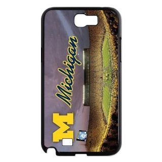 NCAA Michigan Wolverines Logo for Samsung Note2 7100 Durable Plastic Case Creative New Life: Cell Phones & Accessories
