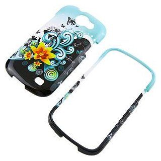 Yellow Lily Protector Case for Samsung Galaxy Express SGH i437 Cell Phones & Accessories