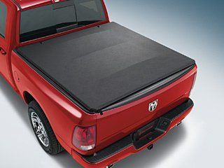 2012 2013 Dodge Ram Crew Cab Snapless Fabric Tonneau Cover: Automotive
