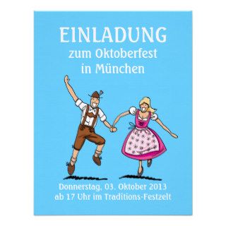 Invitation Oktoberfest Munich Couple Love