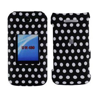 For U.s. Cellular Lg Wine 2 Un430 Accessory   Polka Dots Design Protective Hard Case Cover Cell Phones & Accessories