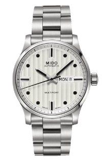 Mido M0054301103100 Watch Multifort Mens M005.430.11.031.00 White Dial Stainless Steel Case Automatic Movement Watches